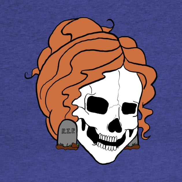 Ms. Frizzle Skull by TheDeathOfMyChildhood1
